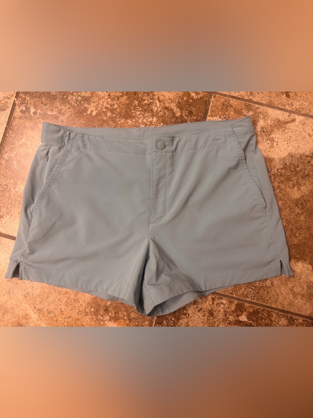 The North Face Women's Light Blue Athletic Shorts